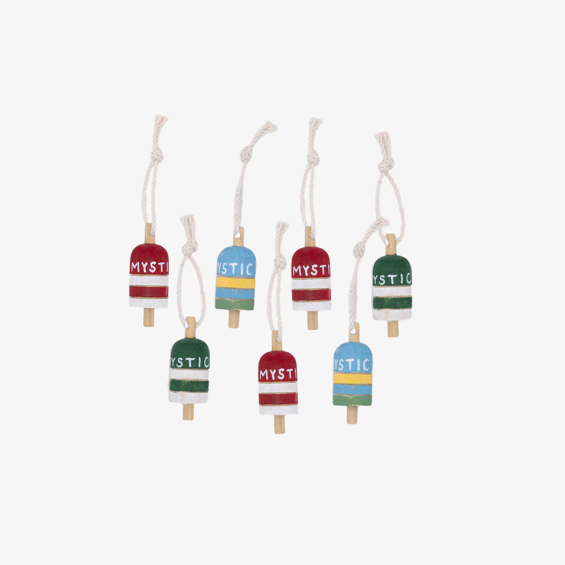 Mystic Wooden Buoy Ornament