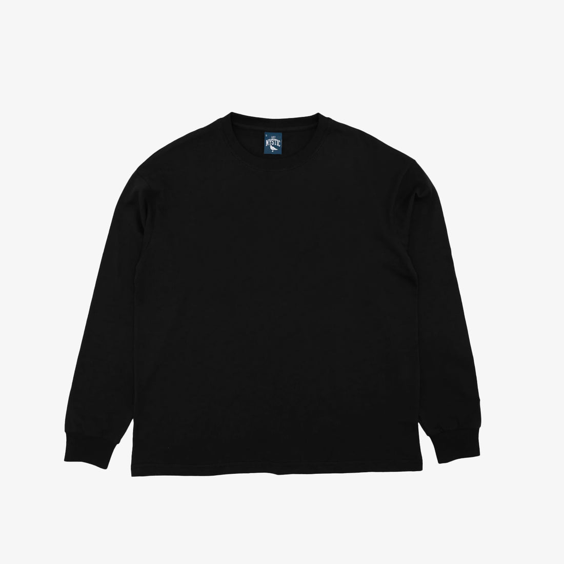180gsm Long-Sleeve T-Shirt in Black