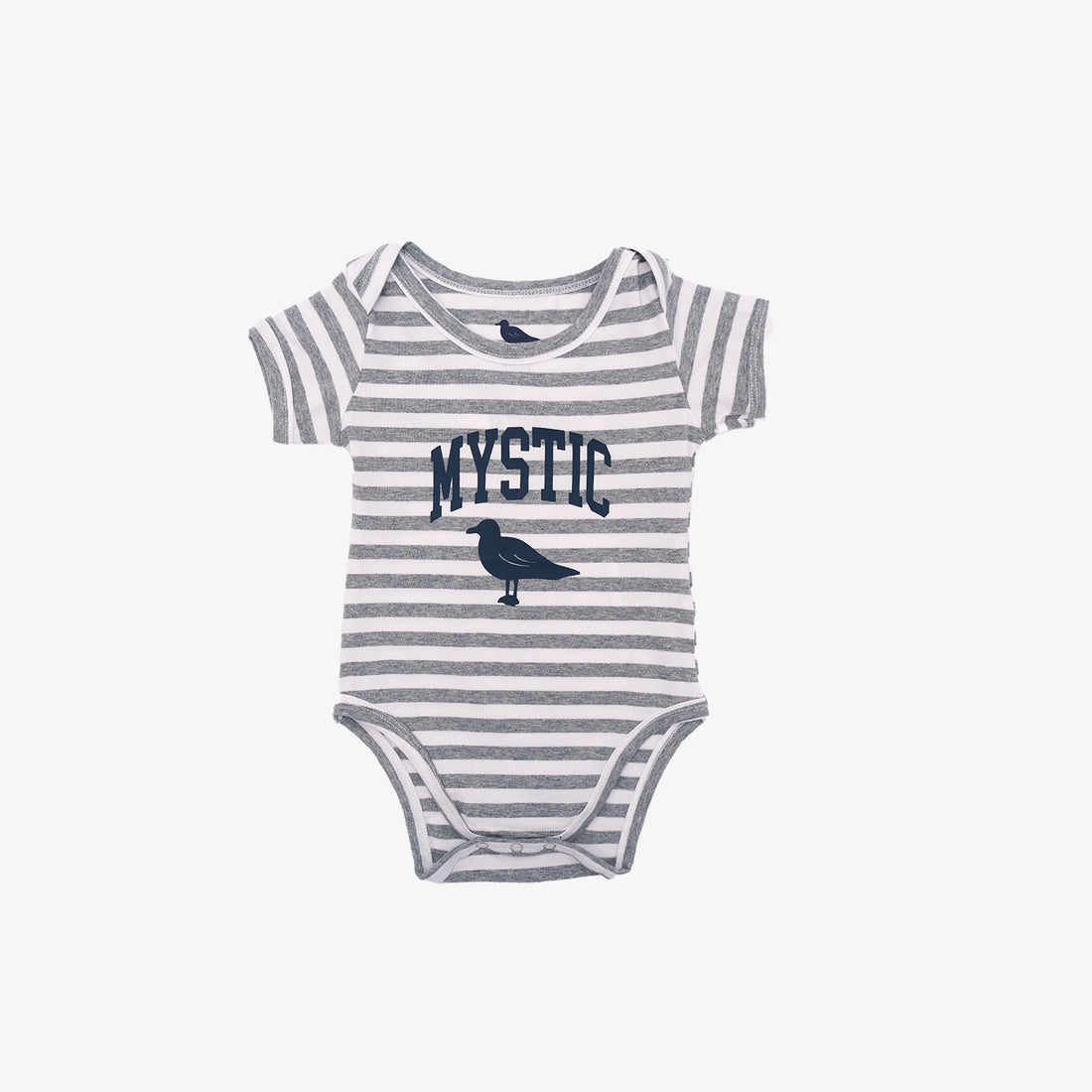 Mystic Toddler Onesie in Striped Grey