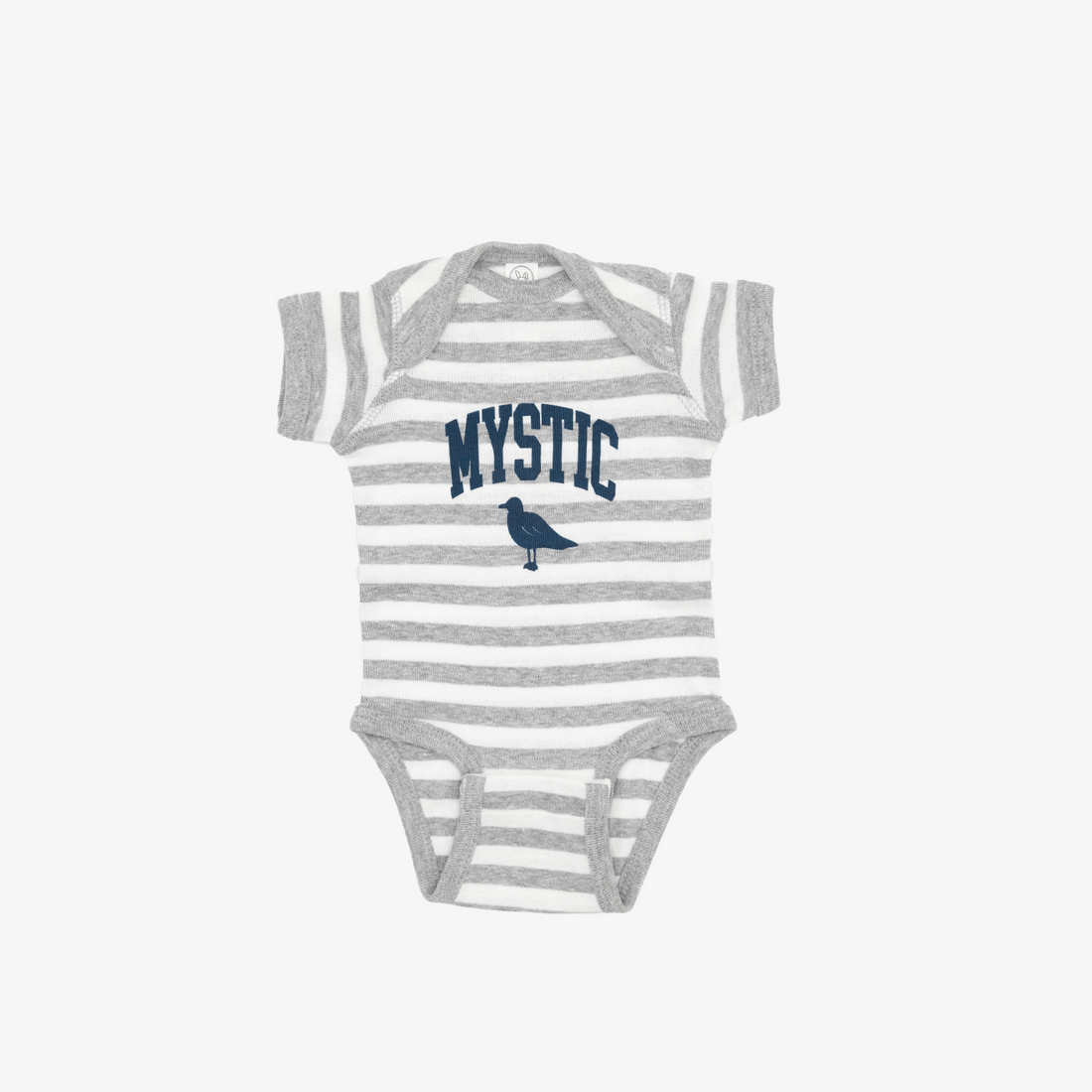 Mystic Toddler Onesie in Striped Grey