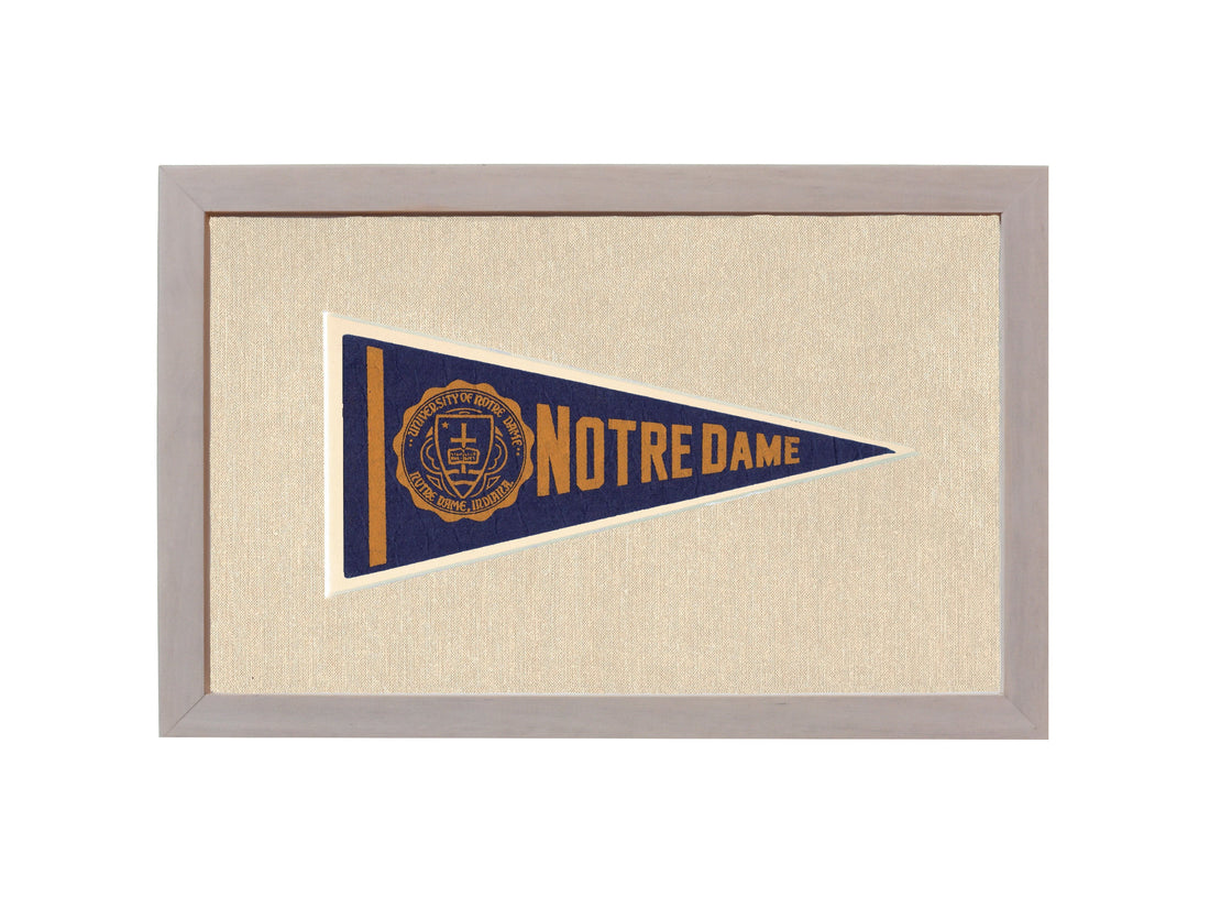 Vintage Notre Dame Pennant