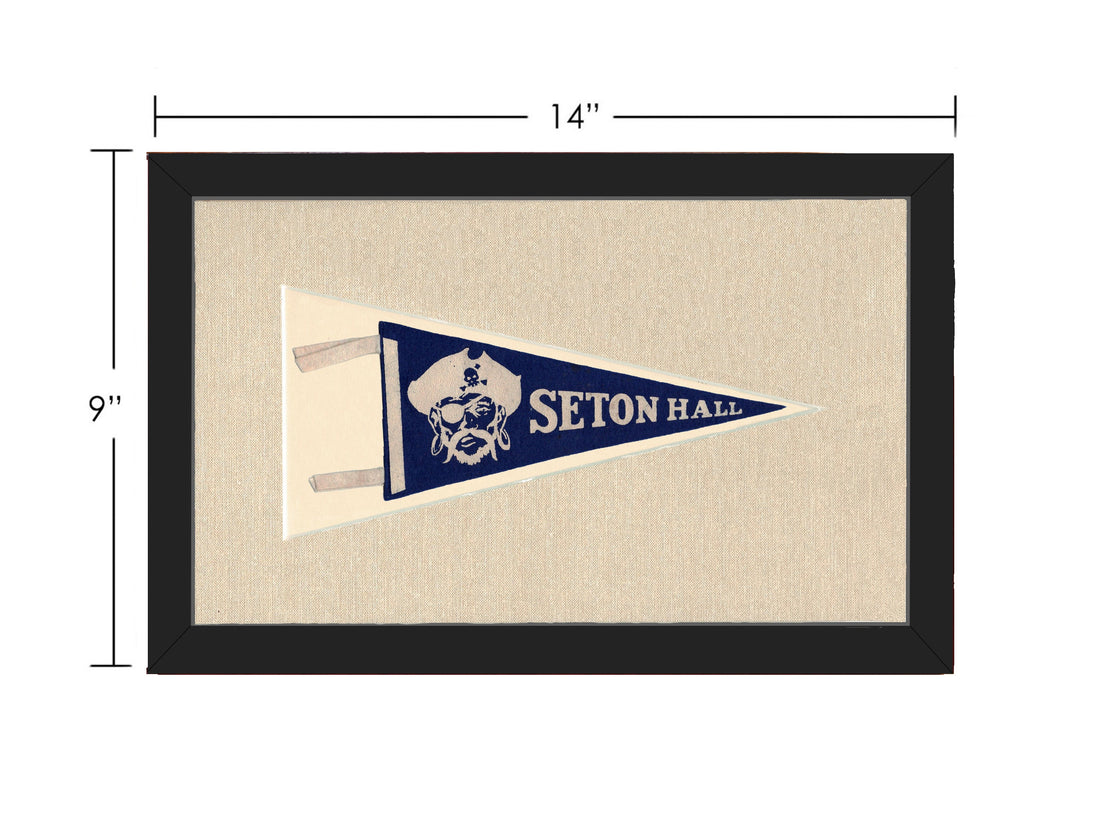 Vintage Seton Hall University Pennant