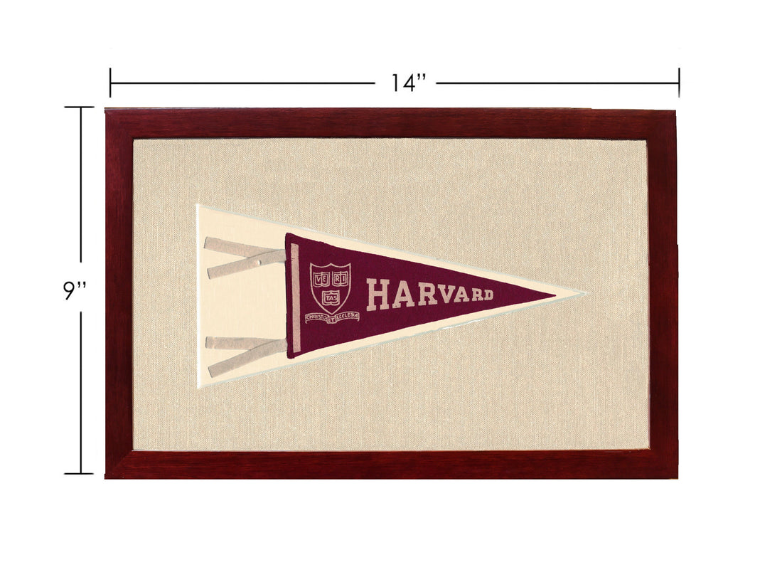 Vintage Harvard Pennant
