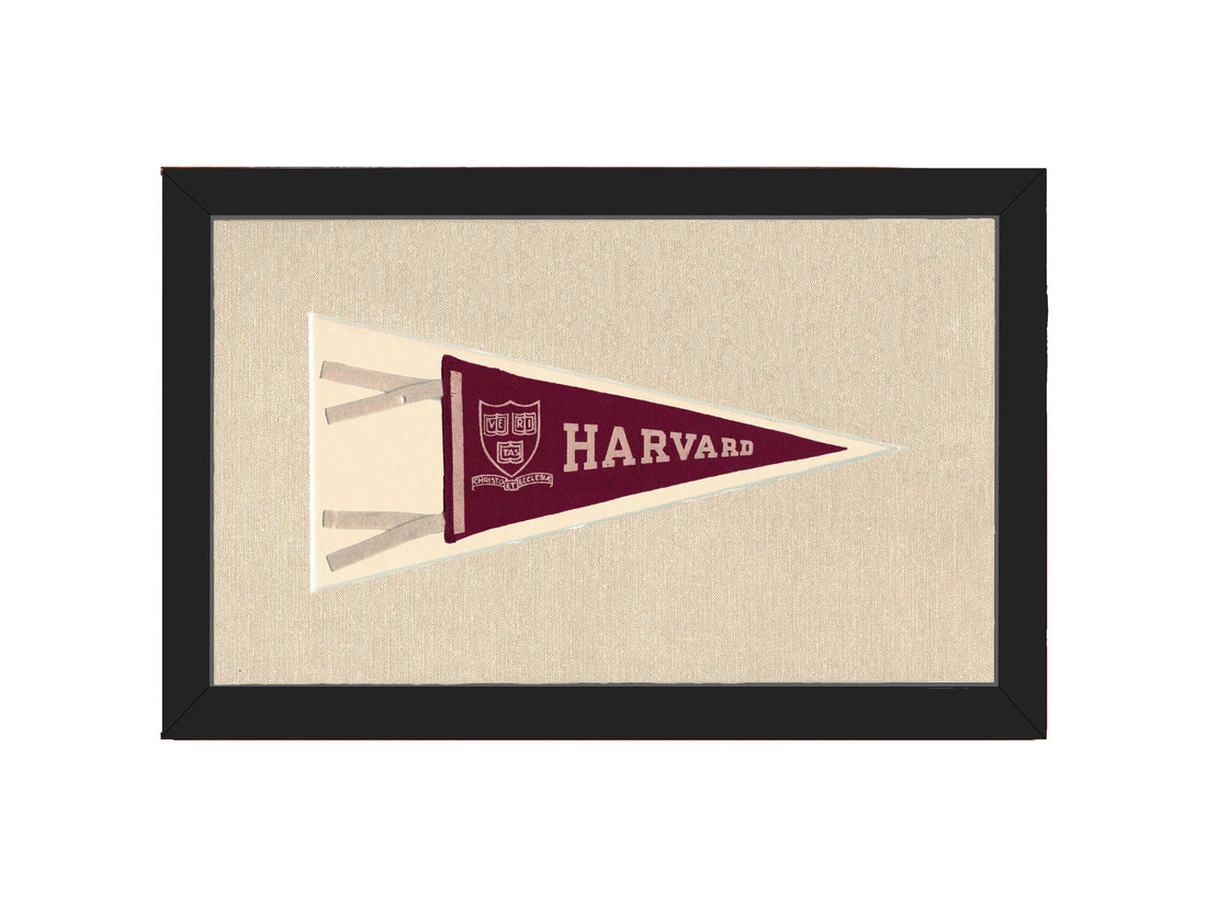 Vintage Harvard Pennant