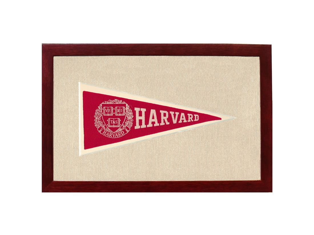 Vintage Harvard Pennant