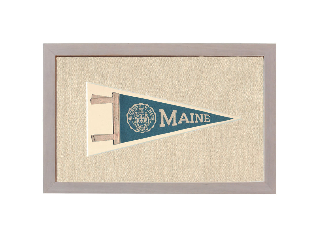 Vintage University of Maine Pennant