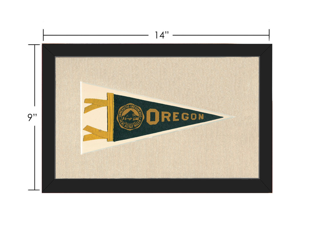 Vintage University of Oregon Pennant