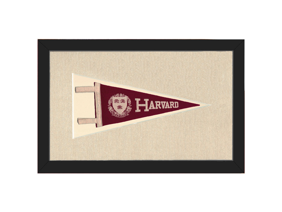 Vintage Harvard Pennant