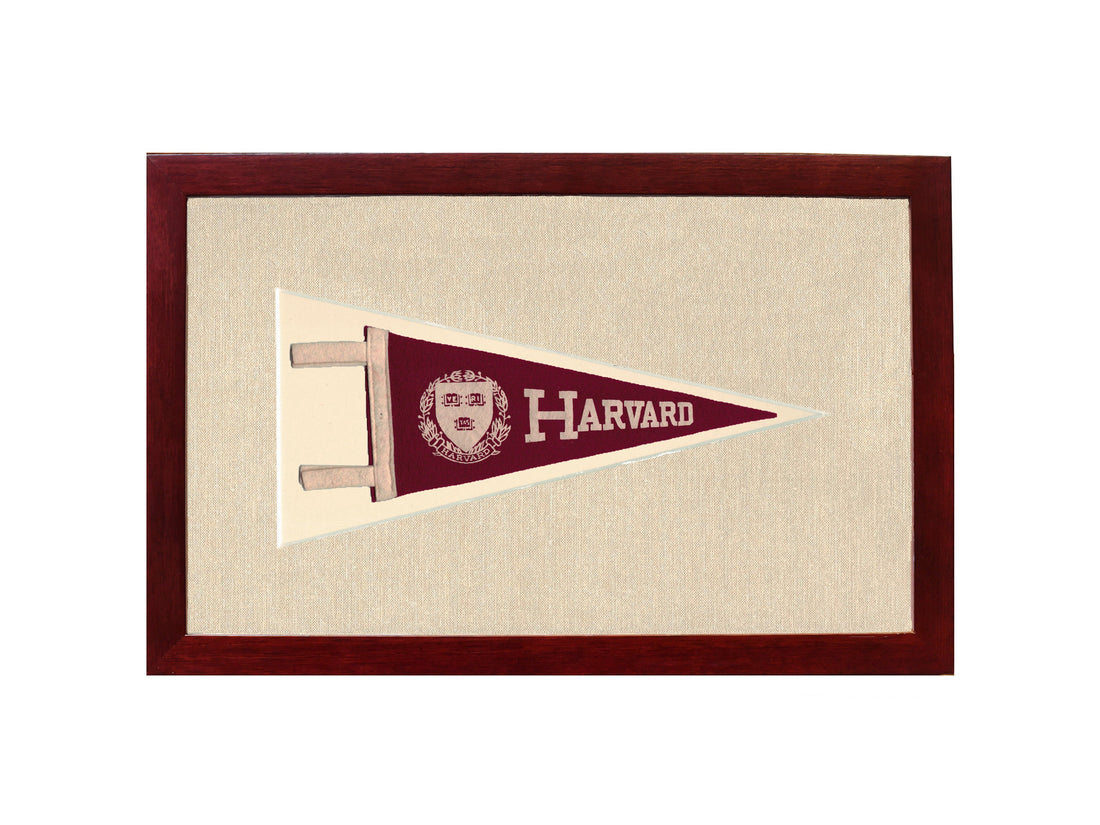 Vintage Harvard Pennant