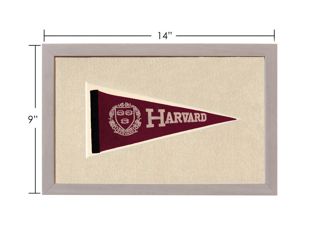 Vintage Harvard Pennant