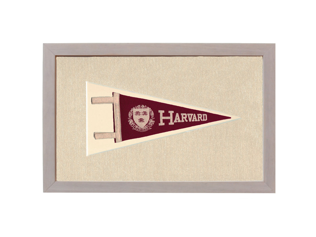 Vintage Harvard Pennant