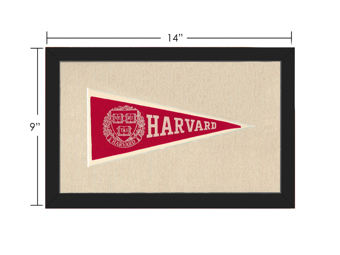 Vintage Harvard Pennant