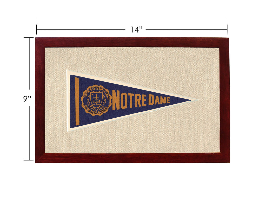 Vintage Notre Dame Pennant