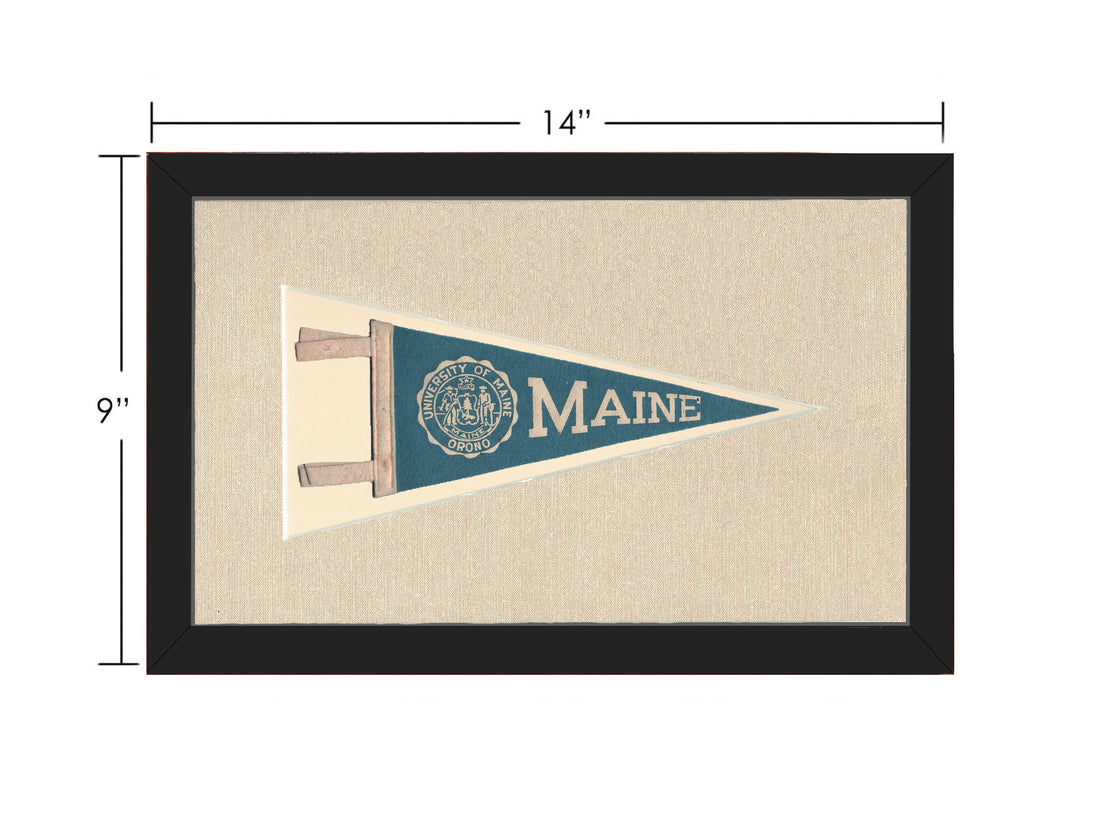 Vintage University of Maine Pennant