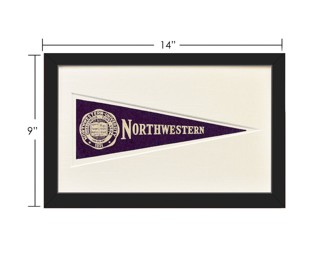 Vintage Northwestern University Hormel Pennant