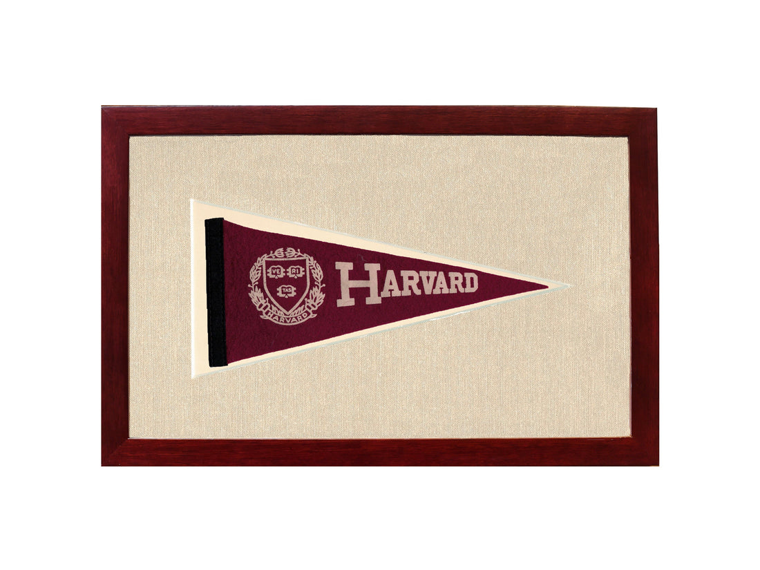 Vintage Harvard Pennant