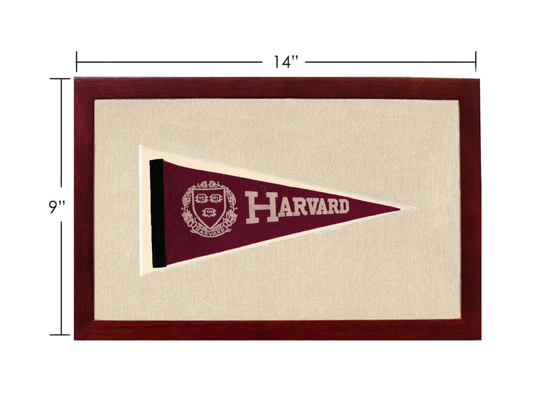 Vintage Harvard Pennant