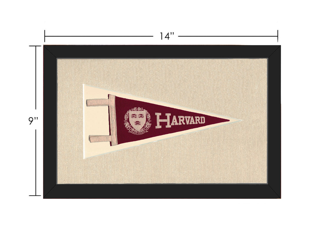 Vintage Harvard Pennant