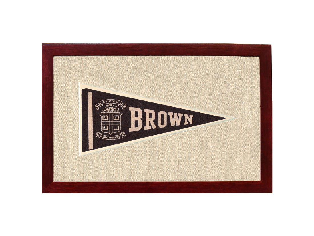 Vintage Brown Pennant