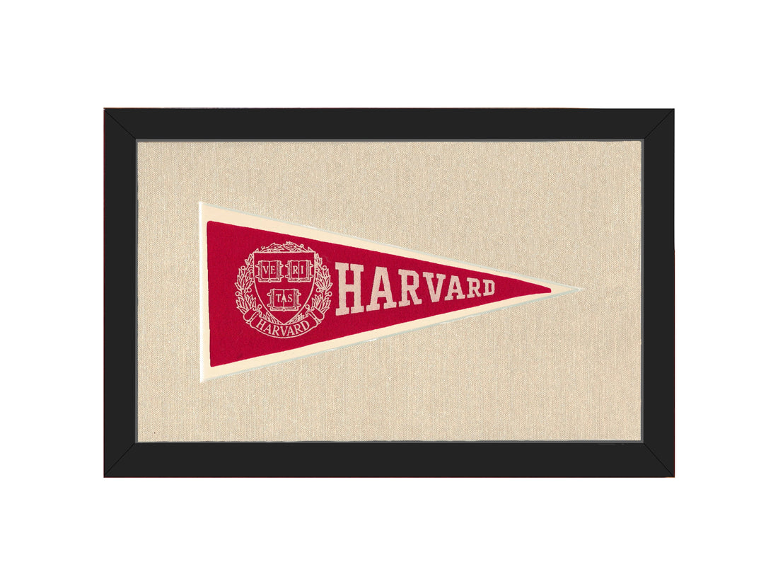 Vintage Harvard Pennant