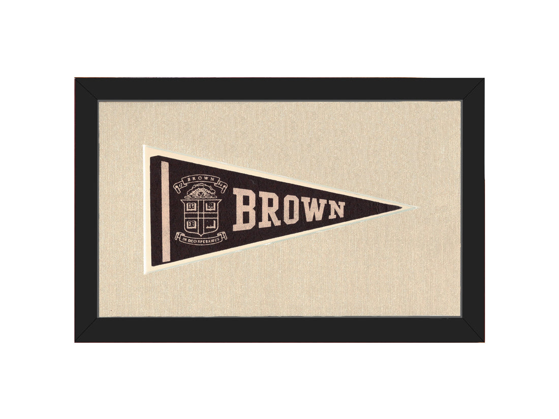 Vintage Brown Pennant