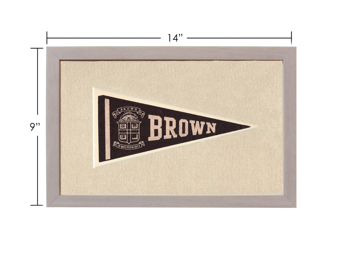 Vintage Brown Pennant