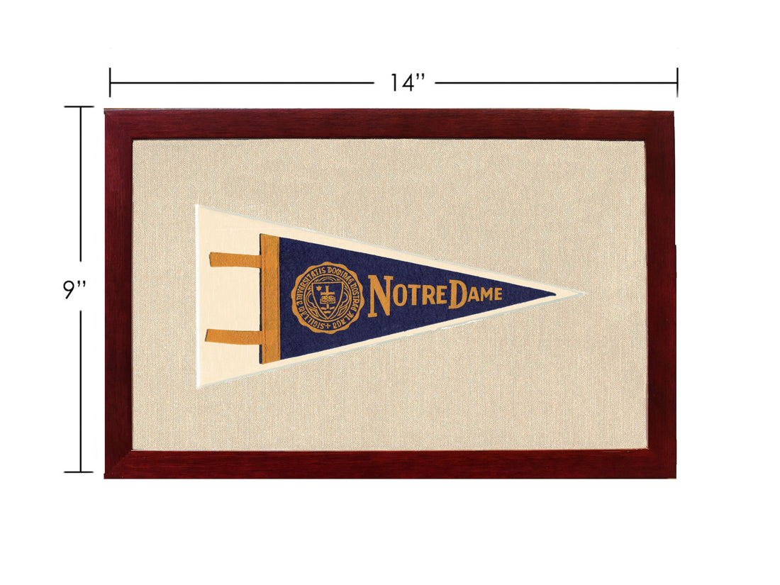 Vintage Notre Dame Pennant