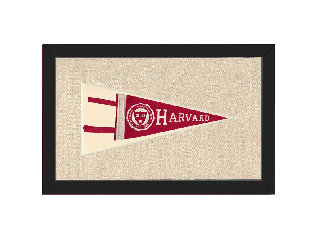 Vintage Harvard Pennant