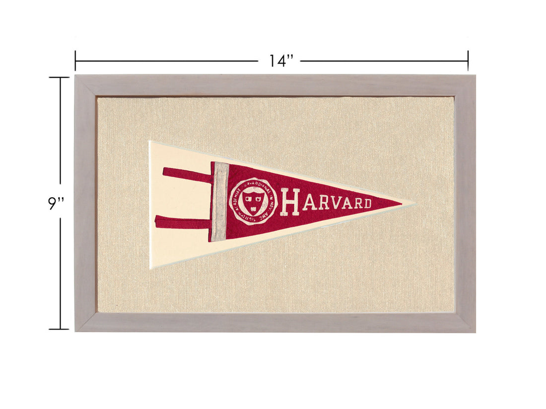 Vintage Harvard Pennant