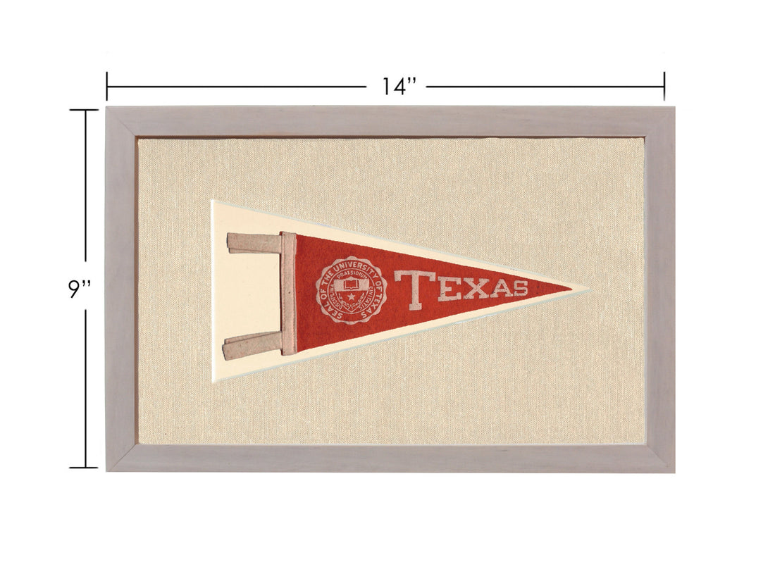 Vintage University of Texas Pennant