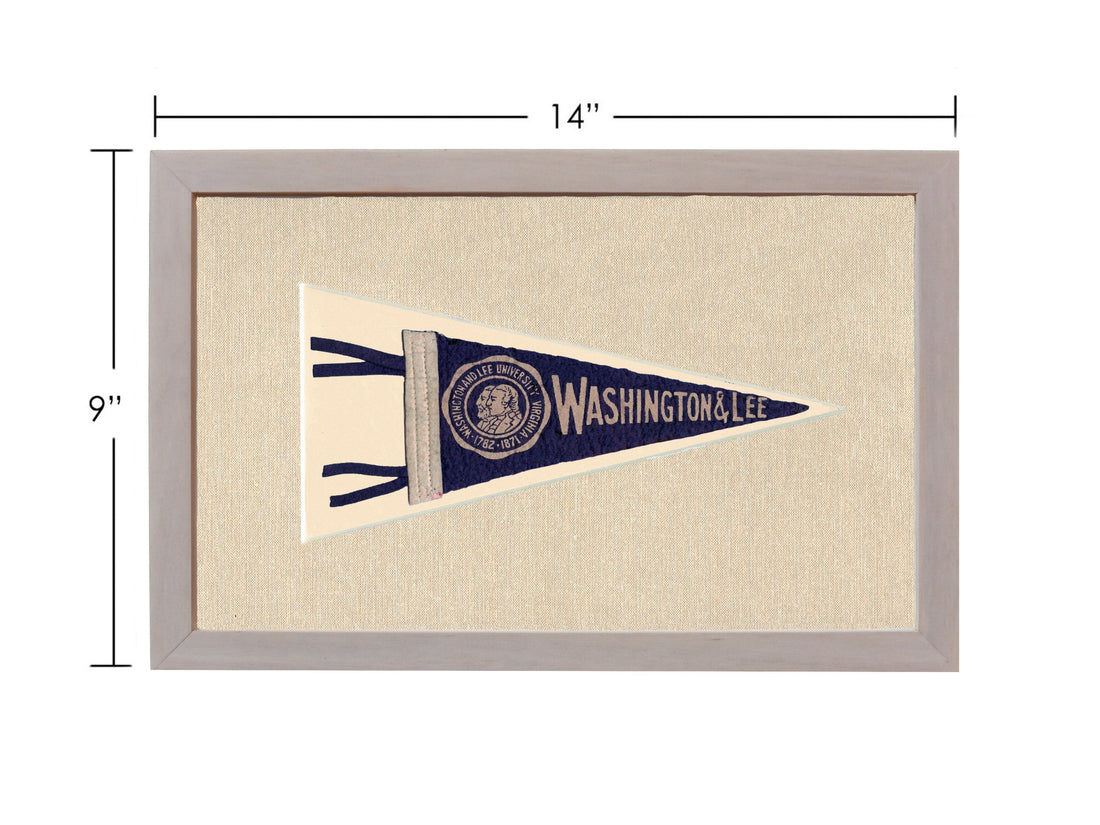 Vintage Washington & Lee University Pennant