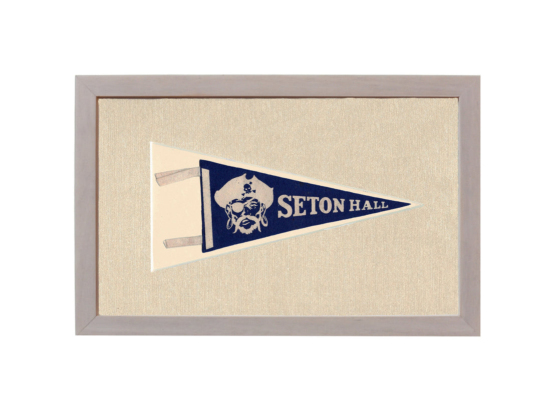 Vintage Seton Hall University Pennant