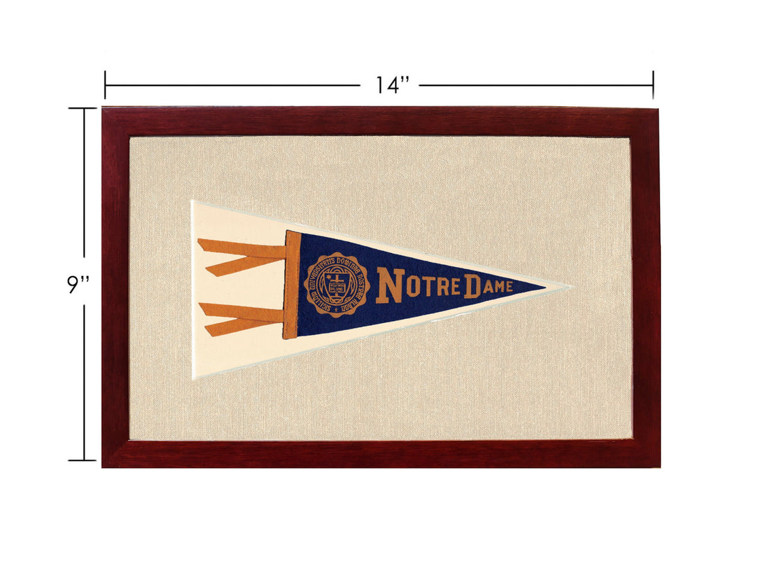 Vintage Notre Dame Pennant