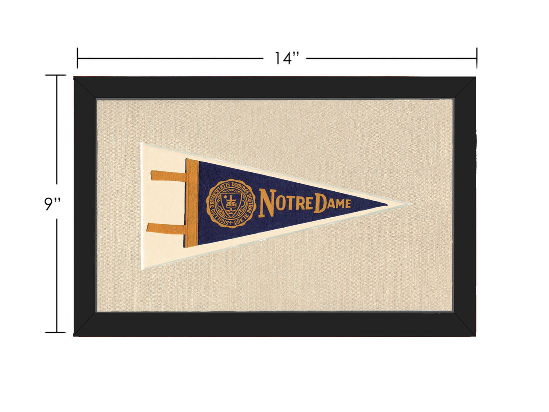 Vintage Notre Dame Pennant