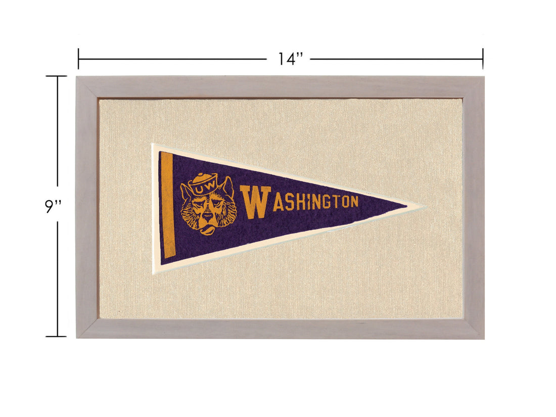 Vintage University of Washington Pennant
