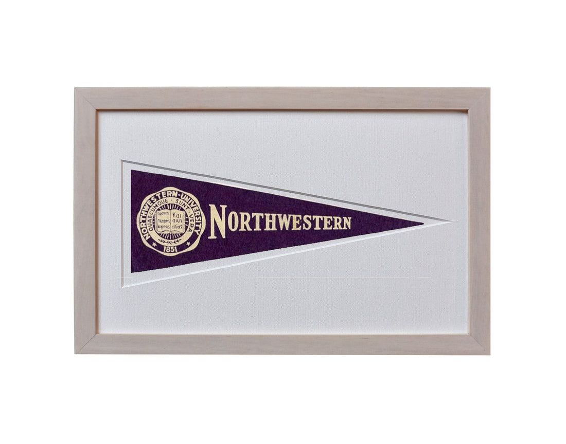 Vintage Northwestern University Hormel Pennant