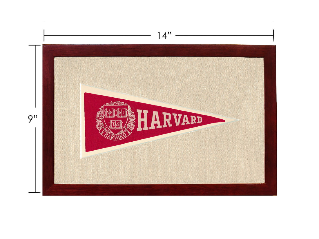 Vintage Harvard Pennant
