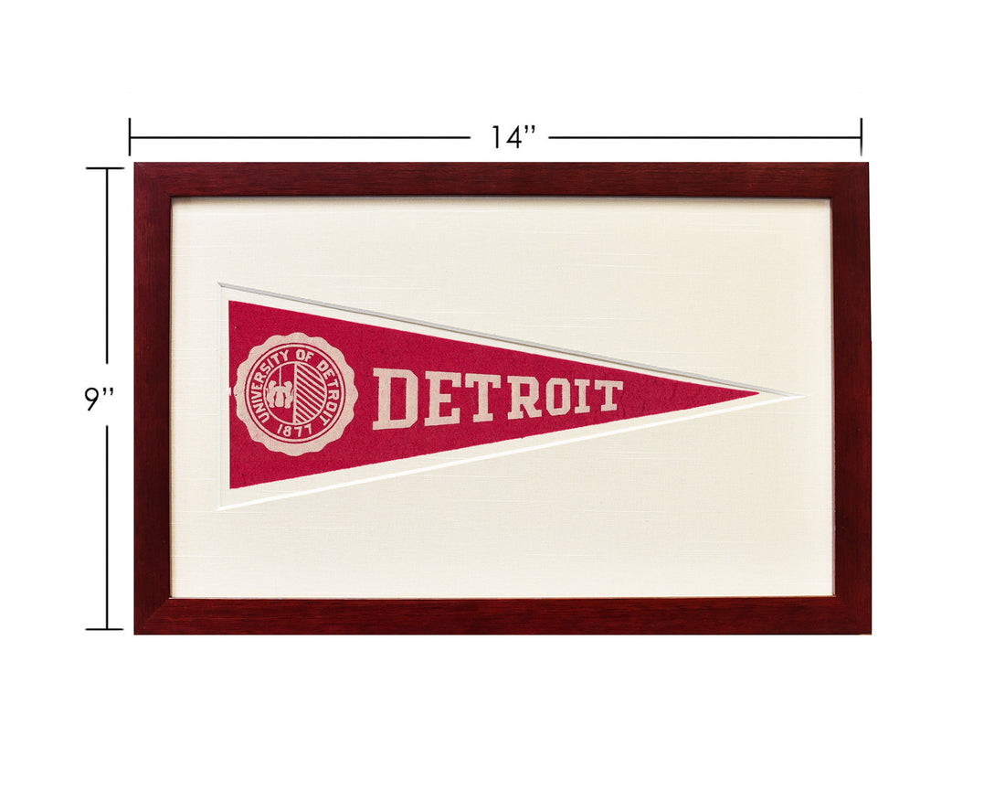 Vintage Detroit University Hormel Pennant