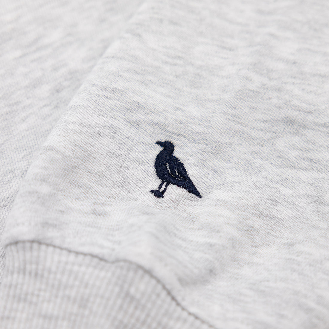Coastie Crewneck in Silver Grey