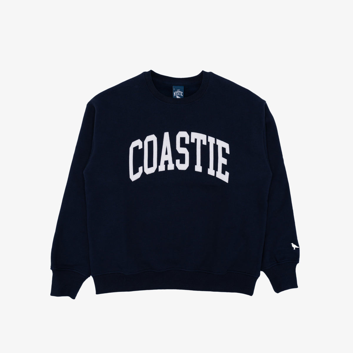 Coastie Embroidered Crewneck in Navy (Size XL)