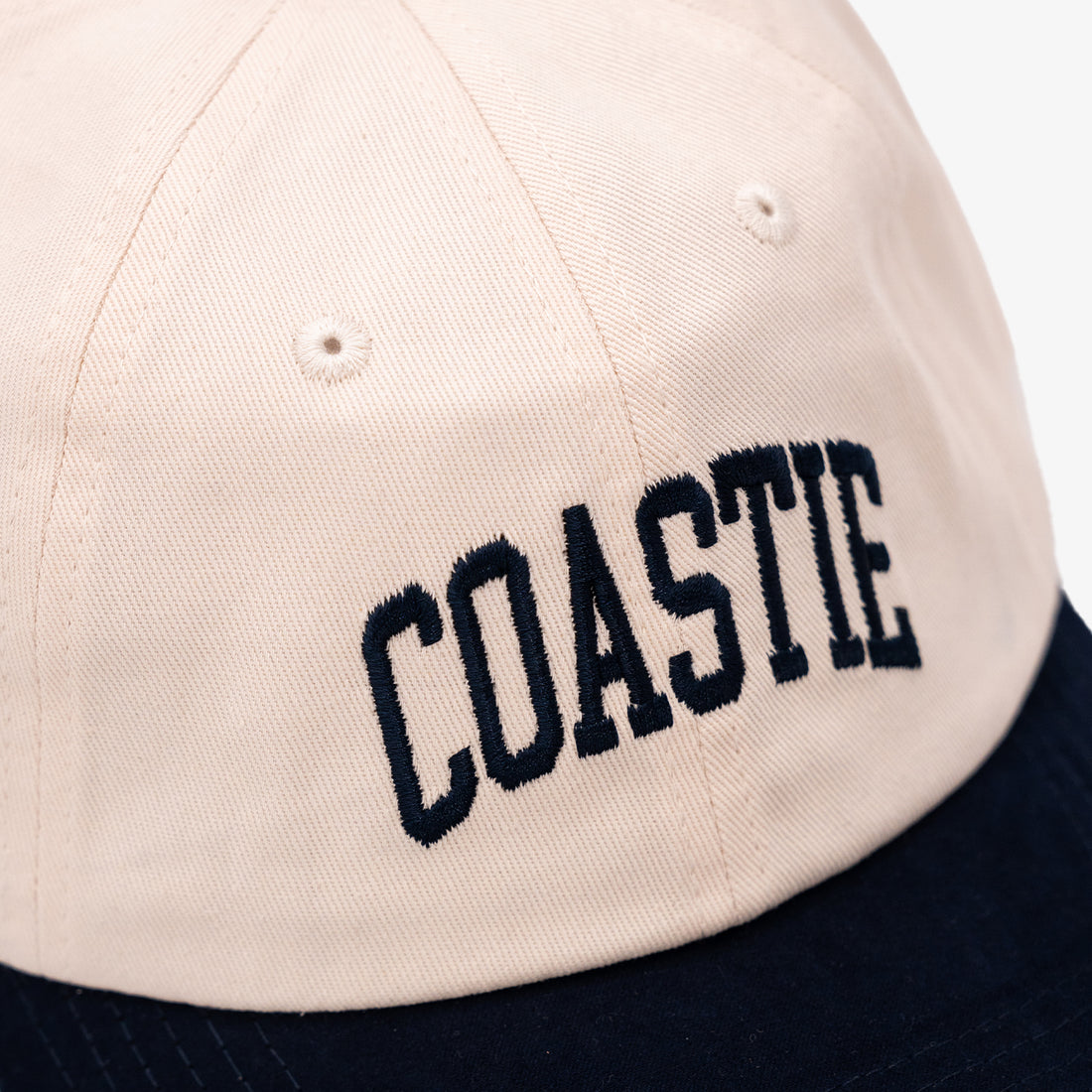 Coastie Ultrasuede Navy/White Snapback Hat
