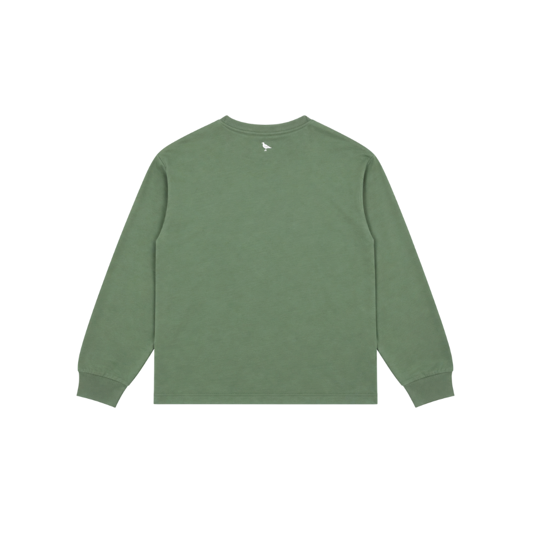 Coastie Long-Sleeve T-Shirt in Sea Glass Green