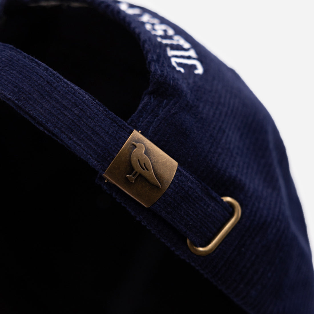 Mystic Corduroy Logo Dad Hat in Navy