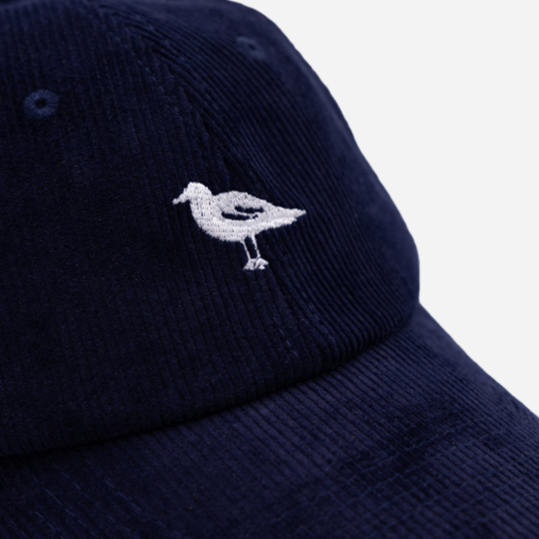 Mystic Corduroy Logo Dad Hat in Navy