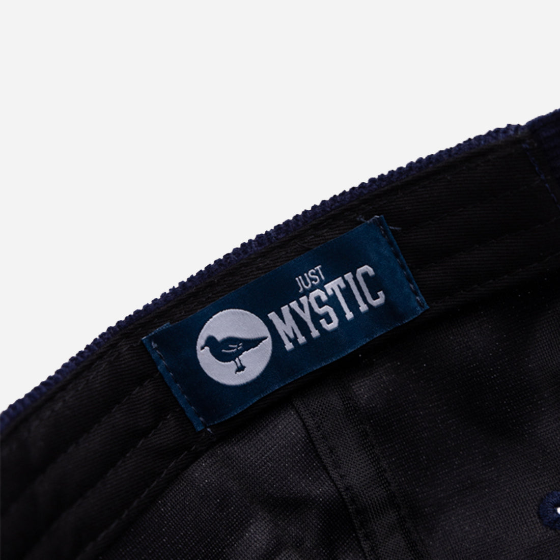 Mystic Corduroy Logo Dad Hat in Navy
