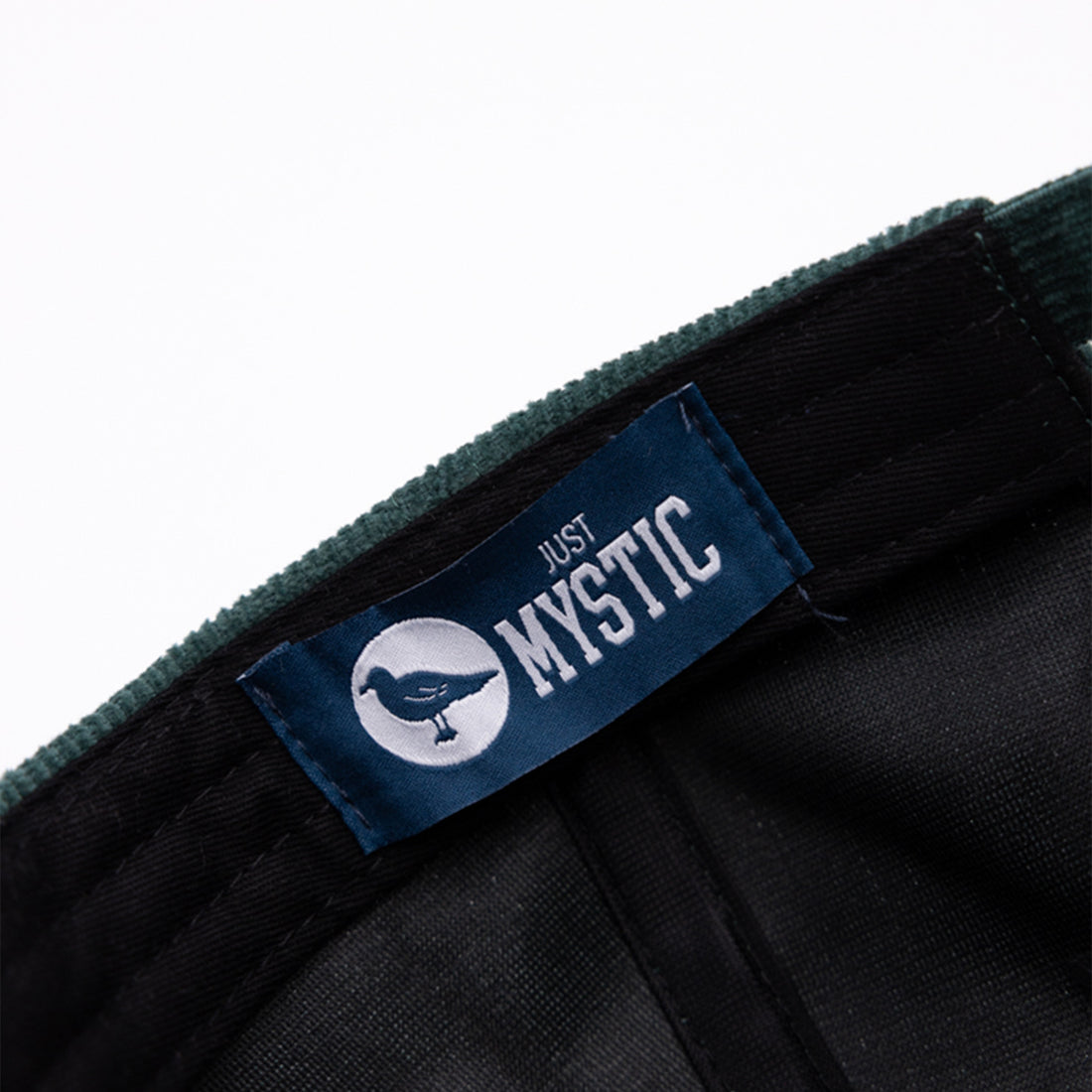 Mystic Corduroy Logo Dad Hat in Sea Green