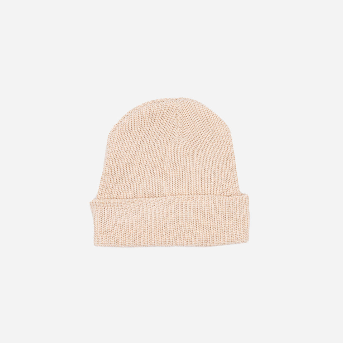 Mystic Cotton Knit Beanie in Cream