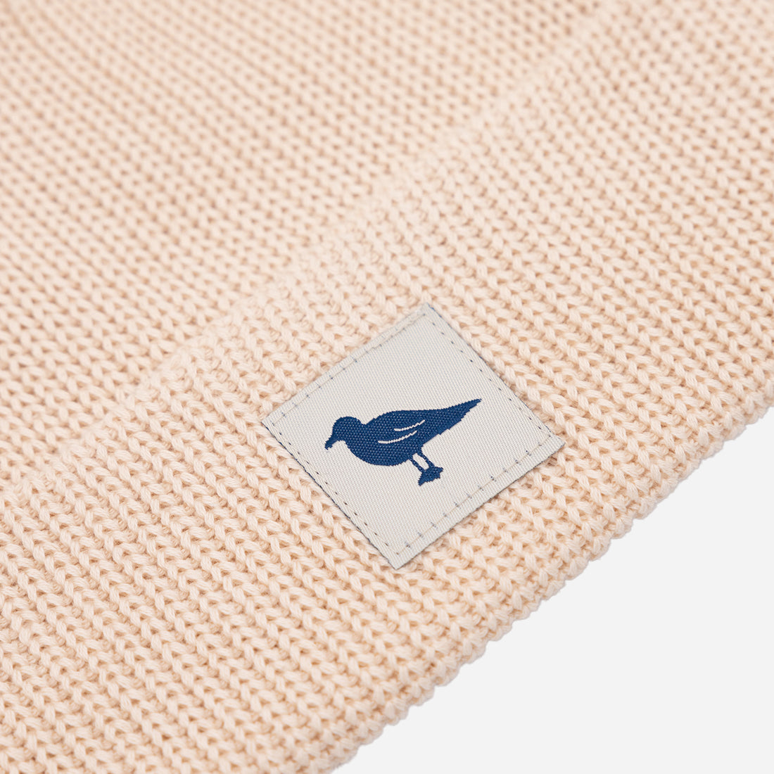 Mystic Cotton Knit Beanie in Cream