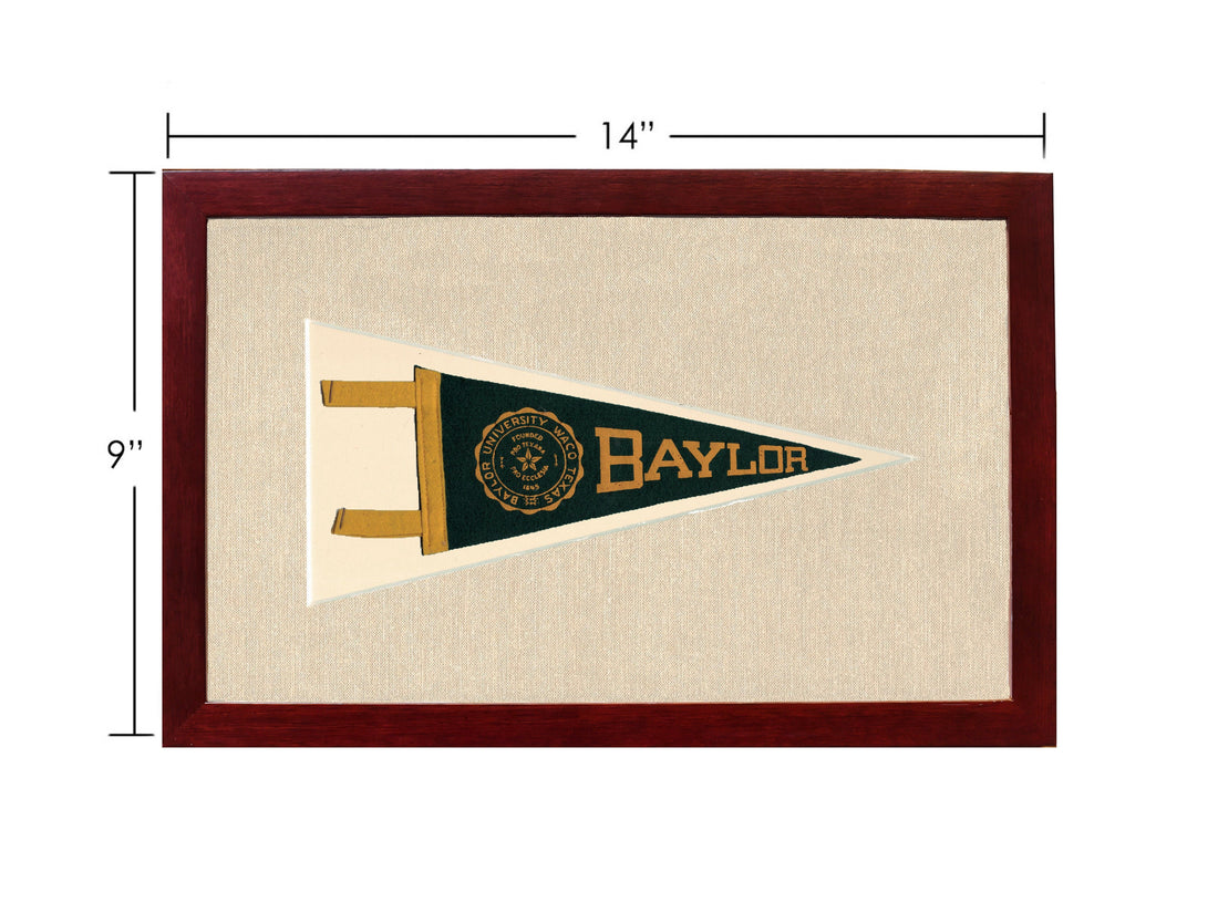 Vintage Baylor University Pennant