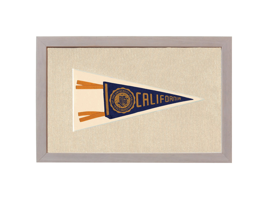 Vintage University of California Pennant